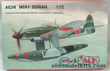 MPM 1/72 Aichi M6A1 Seiran, CZ003 plastic model kit